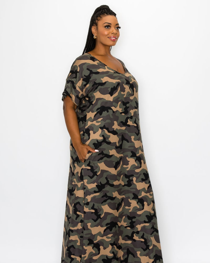 Plus size maxi with pockets deals